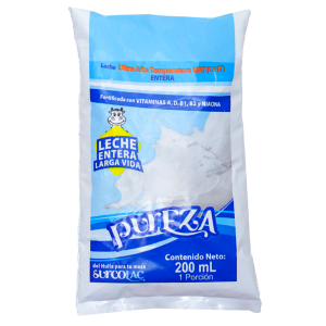 LECHE PUREZA UAT ENTERA 200 ML X 10