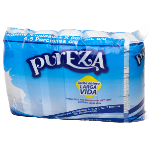LECHE PUREZA UAT ENTERA 900 ML X 5